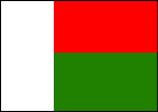 Le drapeau de Madagascar