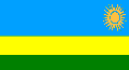 Le drapeau du Rwanda